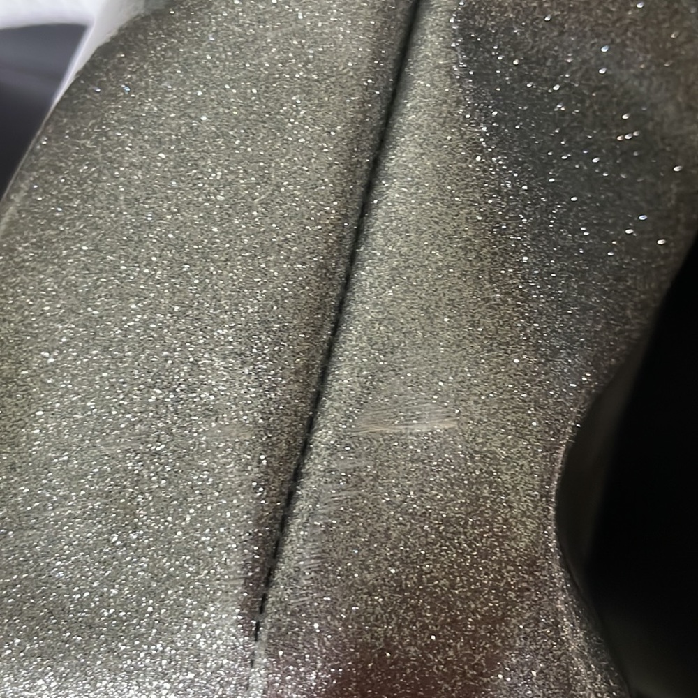*SOLD* Kate Spade Silver Glitter Tote - Picture 10 of 11
